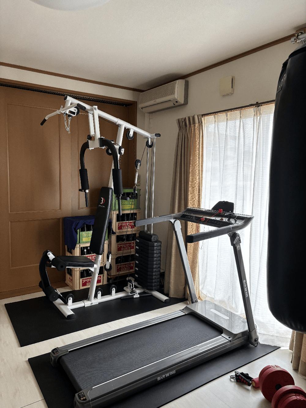 便利屋しもっぱらが設置した自宅ジムの施工例2